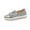Silver, variant on Wensltd Slip-On Thick Bottom Casual Shoes for Women Fashion Casual Spring and Fall Rhinestone Round Toe Shallow Mouth Single Shoes