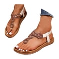 thumbnail image 2 of MKLEKYY Sandalias Playa Cómodas para Mujer para Uso Diario, Vacaciones y Playa, Diseño de Tanga, Punta Abierta, Suela Plana Fácil de Poner para Estilo Veraniego., 2 of 4