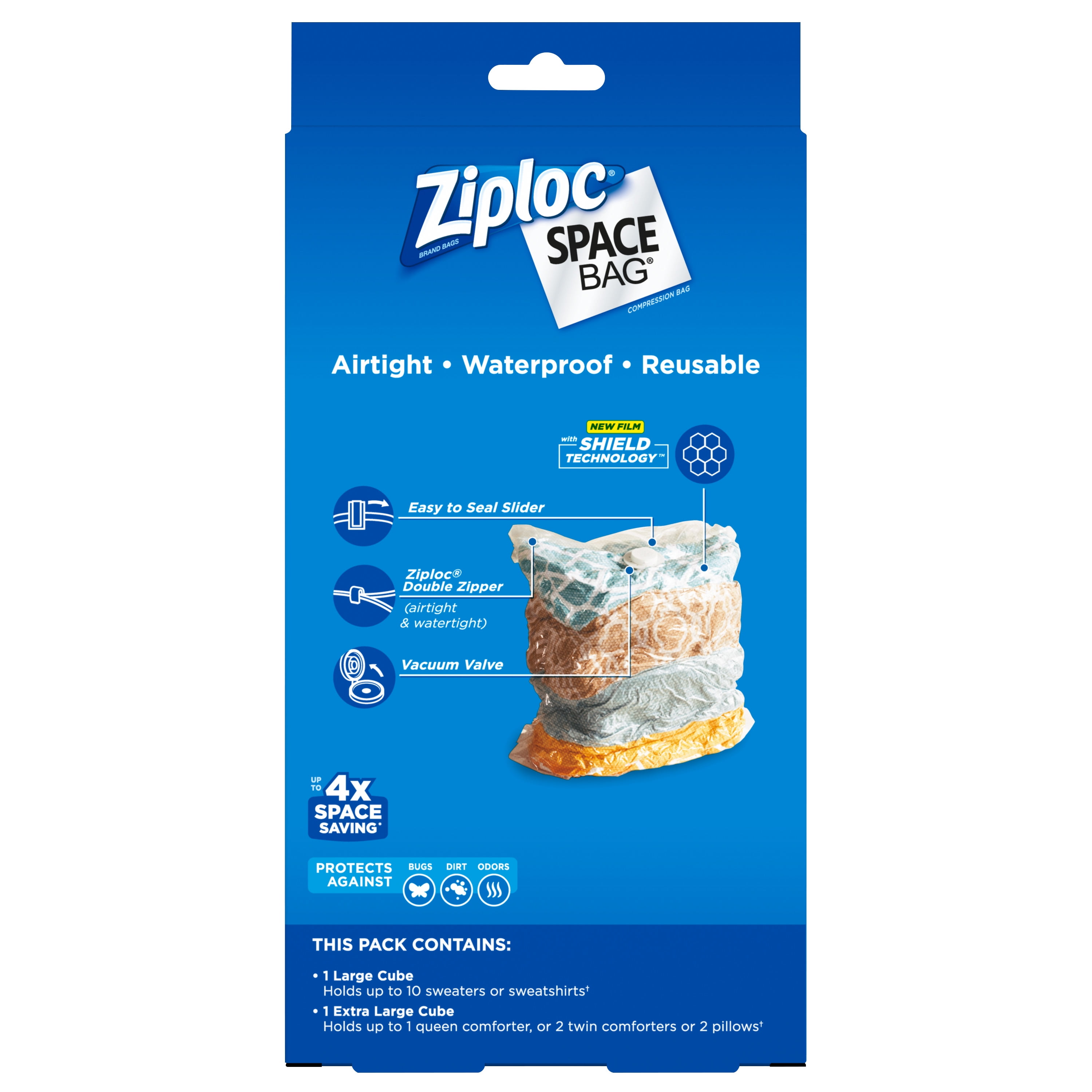 Ziploc® Space Bag® Compressible Travel Combo Storage Bags 8 ct Box Reviews  2024