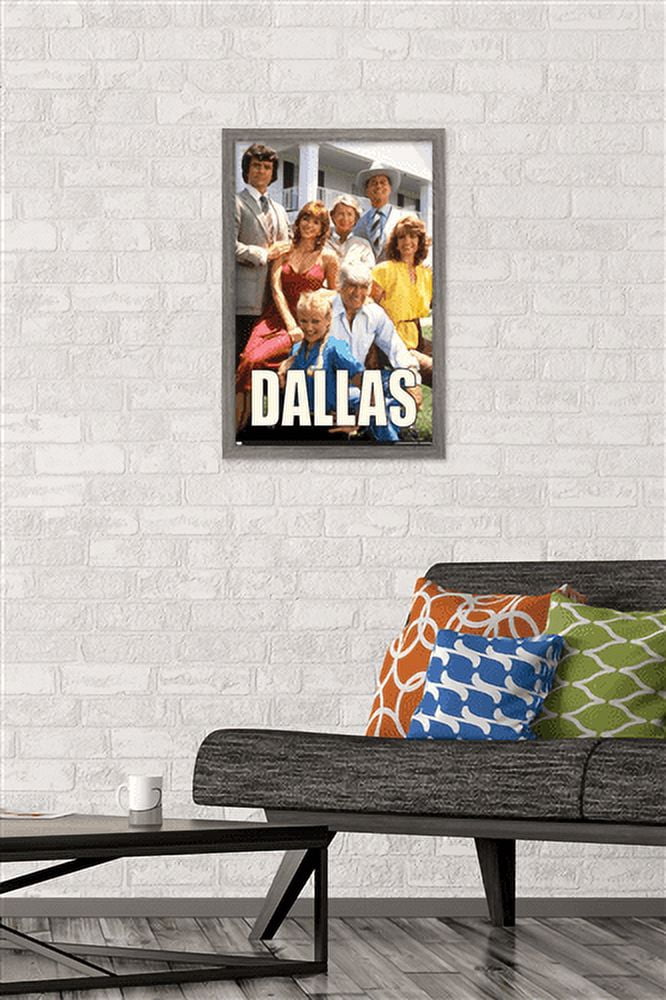 Dallas - Group Wall Poster, 14.725" x 22.375", Framed