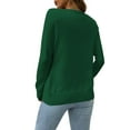 thumbnail image 3 of LETDIOSTO Women's Button Down Crew Neck Long Sleeve Soft Knit Cardigan Sweaters S-2XL, 3 of 8