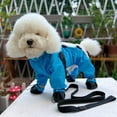 thumbnail image 5 of Waterproof Dog Boots Adjustable Suspender Leggings Dog Boots Winter Snow Rain Hiking Walking Anti- Dogs Pants Anti- Dog Shoes Pet Paws Protector, 5 of 5