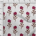 thumbnail image 3 of oneOone Cotton Cambric Magenta Fabric Floral Sewing Fabric By The Yard Printed Diy Clothing Sewing Supplies 42 Inch Wide, 3 of 4