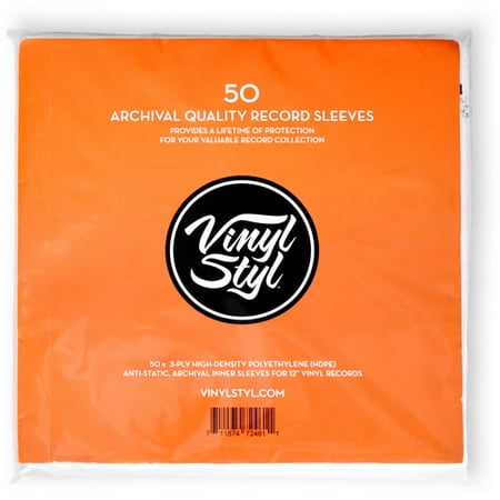 Vinyl Styl™ Archive Quality Inner Record Sleeve (Best Vinyl Record Sleeves)