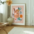 thumbnail image 6 of Cinnamon & Orange Cocktail - India Illustration Fruit Cocktail Kitchen Decor Modern Art Whimsical Tropical Humor Oak Framed Wall Art Print 16 x 20 inches, 6 of 12