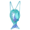 thumbnail image 2 of Bolso Reversible con cordón de lentejuelas, mochila colorida con cola de sirena, bolso de gimnasio, mochilas para niños, bolso escolar al aire libre para niñas y niños, 2 of 6