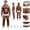 A1-Gray, variant on Hairy Man Onesie Dad Bod Onesie For Men Funny Realistic Hairy Body Print Hooded Onesie Full Zip Long Sleeve One Piece Jumpsuit Novelty Costume Suit For Halloween Themed Party,Brown,M