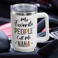 thumbnail image 4 of Mothers Day Gifts for Nana - Christmas Gifts - Birthday Gift From Grandchildren - Grandmother To Be, New Grandma Gift - 40oz Nana Tumbler With Handle Straw and Lid，Keeps Drinks Hot or Cold, 4 of 6