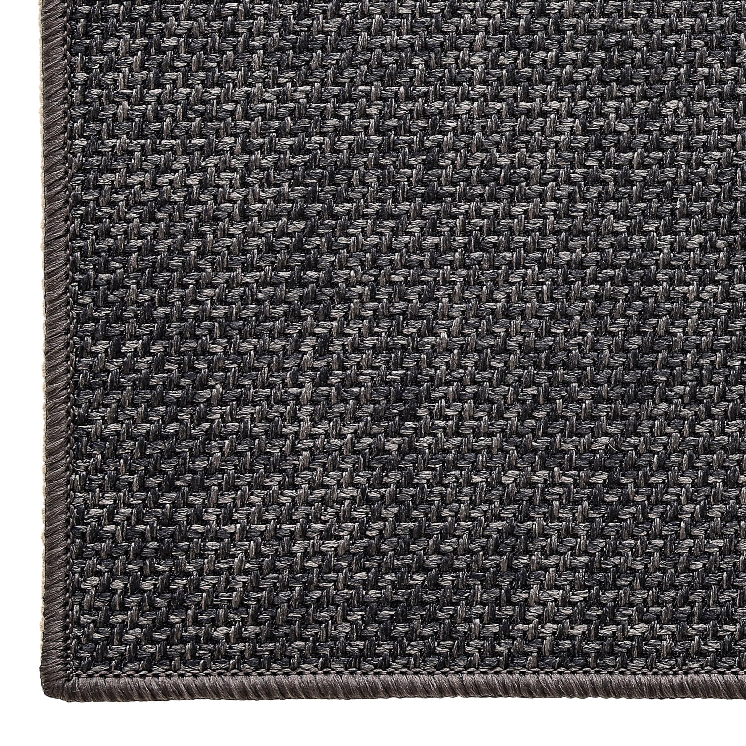 PABUBE Thin Indoor Doormat, Durable Dirt Trapper Entry Rug for Inside House, Non Slip Doormat Indoor Entrance, Low Profile Welcome Mat for Inside, Dark Gray, 24" x 36"
