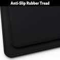 thumbnail image 4 of Size Gaming Mouse Pad - Anti Slip Rubber Base - Stitched Edges - Large Desk Mat - 60" x 30" x 0.16" (, All Black/No ), 4 of 7