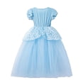 thumbnail image 4 of Disney disfraz de Cenicienta para niña, traje de princesa para fiesta de Halloween, Navidad, cumpleaños, boda, JYF, 4 of 4