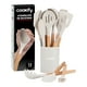 thumbnail image 1 of Juego de Utensilios de Cocina Silicona y Madera Accesorios para Cocinar, 12 pzas (Marfil), 1 of 7