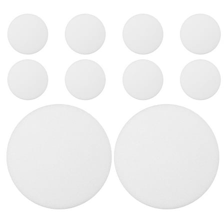 Hemobllo 10Pcs White Plastic Ceiling Light Shade Cover with Soft Light Diffuser for LED Lamps