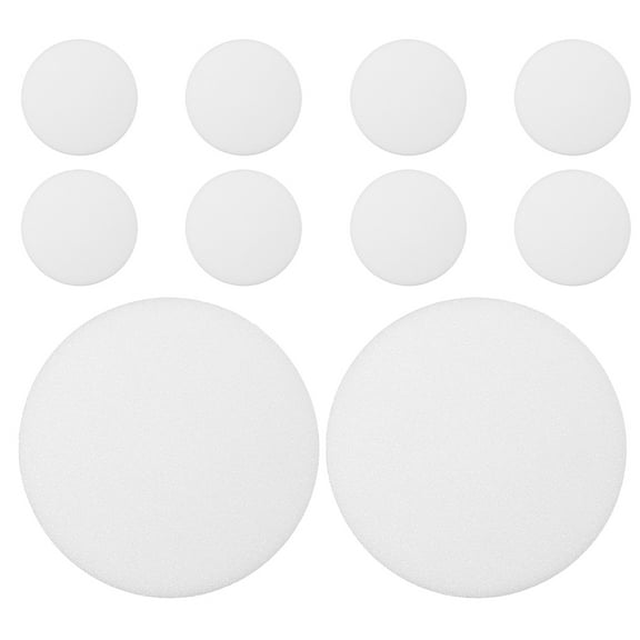 Hemobllo 10Pcs White Plastic Ceiling Light Shade Cover with Soft Light Diffuser for LED Lamps