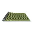 thumbnail image 2 of Ahgly Company Indoor Square Checkered Light Blue Modern Area Rugs, 5' Square, 2 of 4