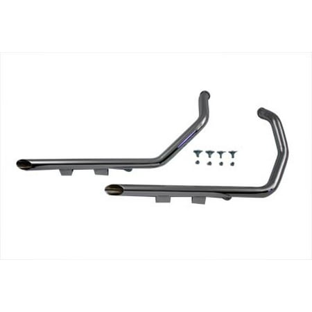 Cycle Shack Accessories - Exhaust Drag Pipe Set Slash Cut Ends,for Harley Davidson,by Cycle Shack