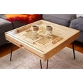 thumbnail image 5 of Rustic Scrabble Coffee Table with removable top - letter tiles included, 5 of 10