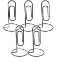 thumbnail image 1 of HINTRMENT 5Pcs Large Desktop Note Holder Metal Black Paper Holder Classroom, 1 of 8