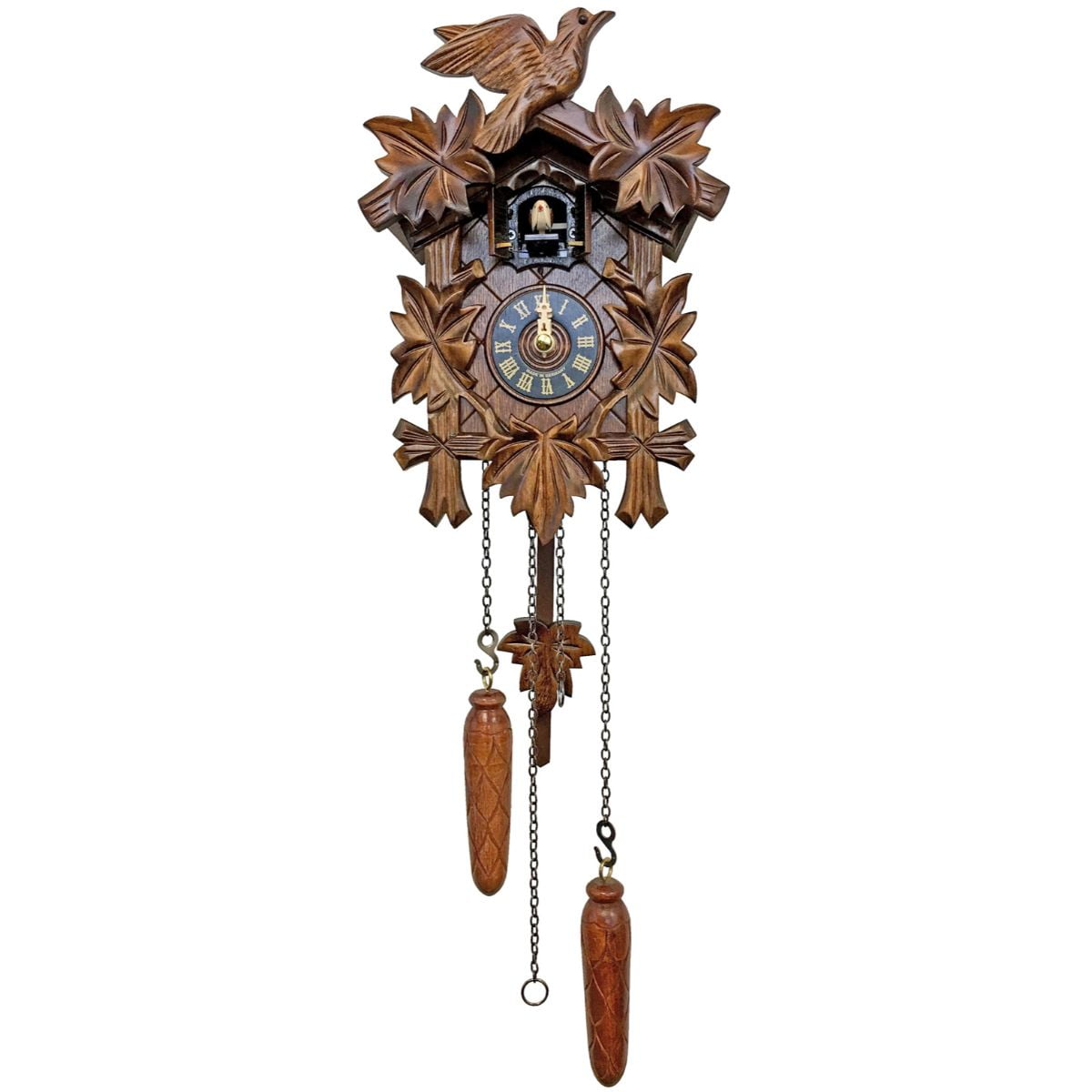 Black Forest Cuckoo Clock Edelweiss 9.5 inch NEW 