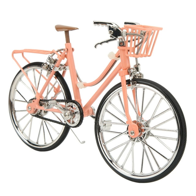 Mini Bike Ornament, Detachable Simulated Design Easy Assembly Exquisite Workmanship Bike Model for Desktop Decoration for Gift