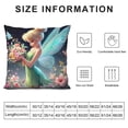 thumbnail image 6 of YOUYONGZHI Tinkerbell Tinker Bell-themed plush velvet Pillow Cover Case Gifts Pillowcase Home Decorative Throw Cushion Birthday Present Fans Lover, 6 of 6