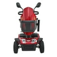 thumbnail image 5 of mlkhfap Mobility Scooter 4 Wheel Foldable Electric for Adults Seniors, 350 lbs Compacity All Terrain Mobility Scooter, Long Range Power Battery with Thickened Seat and LED Lights, Red, 5 of 8