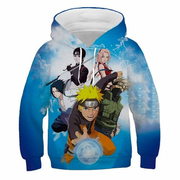 Disfraz de animación Kakashi 2023 nueva gran oferta sudadera con capucha para niños Cool Japanese Animation Boy Hoodie Naruto Animation Hoodie120 heqiyong CONDUJO