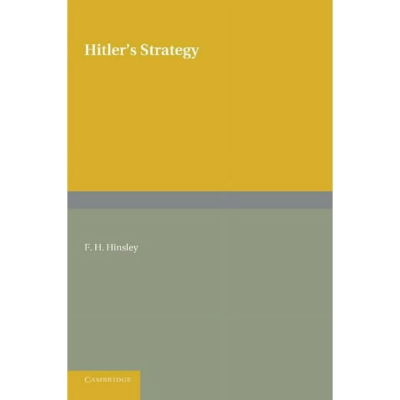 Hitler's Strategy, (Paperback)
