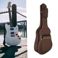 thumbnail image 2 of TISHITA Guitar Gig Bag Scratch Resistant with Handle Protective Birthday Gift Backpack Coffee, 2 of 8