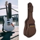 thumbnail image 2 of Funda para guitarra acústica de 41 pulgadas, funda de viaje con correa ajustable. Café, 2 of 9