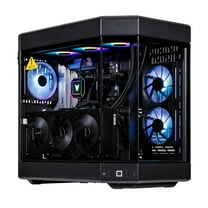 Velztorm Black Praetix 3D Gaming Desktop PC (AMD Ryzen 7 9800X3D, GeForce RTX 5080, 64GB DDR5, 2TB PCIe SSD   6TB HDD, RGB Fans, 360mm AIO, 1000W PSU, WiFi 7, Bluetooth 5.4, RJ-45, HDMI, Win 11 Home)