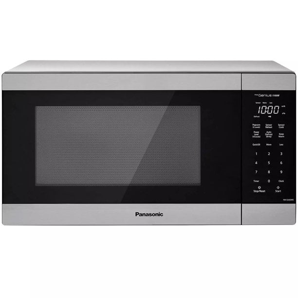 Panasonic NNSU63MS 1.3 cu. ft Microwave Oven, Silver