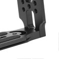 thumbnail image 2 of Universal Metal L-Shaped Quick Release Plate with Hot Shoe Mount for DSLR Camera with Hydraulic Ball Head (Black), 2 of 4