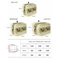 thumbnail image 2 of Bee Daisy Toaster Cover 2 Slice, Small Kitchen Appliance Covers, Botanical Eucalyptus Leaves Spring Love Yellow Toaster Oven Cover with Loop, Bread Machine Cover Polyester Dust Cover Protection, 2 of 4