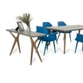 thumbnail image 4 of HomeRoots Concrete, Wood Concrete Console Table, 4 of 4