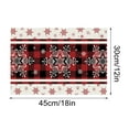 thumbnail image 3 of Christmas Placemats Set Of 4,Christmas Placemats For Dining Table,Christmas Placemat Table Mat Christmas Home Living Room Decoration Placemat, 3 of 7