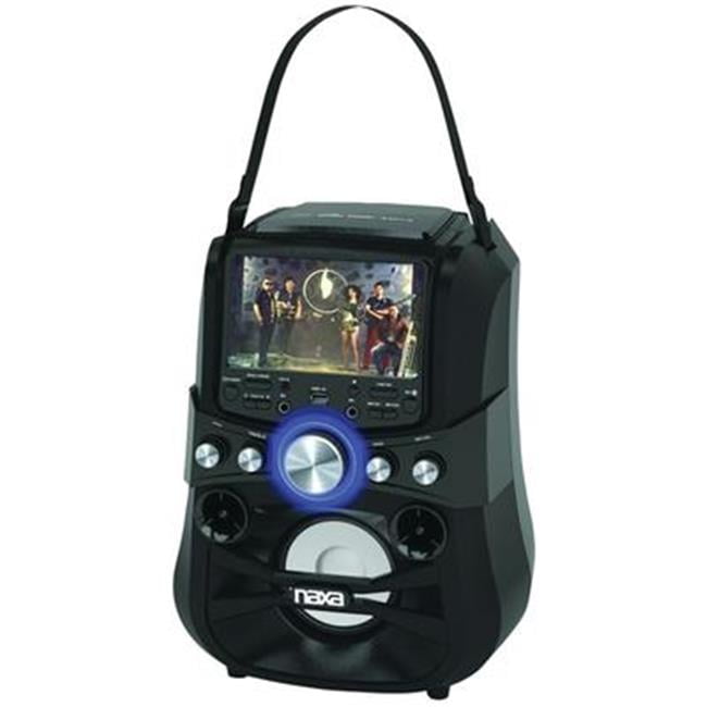 Portable Karaoke Party System With Bluetooth Black