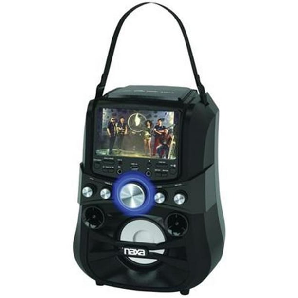 Portable Karaoke Party System With Bluetooth Black