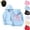 Sky Blue, variant on Mfakffe Girls Hooded Sweatshirt Cute Bow Print Long Sleeve Pullover Hoodie Casual Loose Fit with Front Pocket for Spring Fall