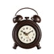 thumbnail image 2 of Retro METAL Reloj de pared 18CM Redondo Moderno, BBattery Reloj de marrón Zulema Relojes decorativos caseros, 2 of 8