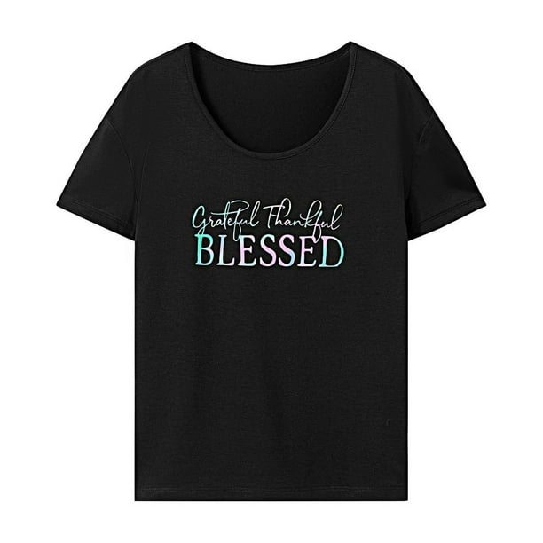 Camiseta para mujer, ropa de verano, ropa de calle, camisa con cuello redondo para senderismo, regalo para mujer SG
