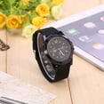thumbnail image 6 of M Buder Men's Electronic Analog Wrist Watch Round Nylon Strap Military Wristwatch, 1.4 inches / 3.5 cm Dial, Black, 6 of 9