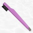 thumbnail image 7 of Unique Bargains Portable 2 in1 Eyebrow Shaping Tool Purple Stainless Steel Eyebrow Clip Eyebrow Brush for Women, 7 of 7