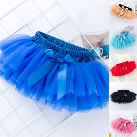 Trendfront Girls Tutu Skirt Mini Sleeveless High Waist Toddler Layered Fluffy Princess Dance Wear Boutique Outfits