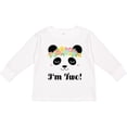 thumbnail image 3 of Inktastic 2nd Birthday Panda Face 2 Year Old Girl Girls Long Sleeve Toddler T-Shirt, 3 of 5