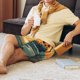 thumbnail image 5 of Fotbe Tropical Sunset Paradise Pantalones Cortos de Pijama para Hombre, Ropa de Dormir, Pantalones de Pijama Cortos para Hombre-Medium, 5 of 6