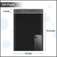 thumbnail image 2 of HTSQYL 100 Pcs 12x15.5 Poly Mailer Envelopes Shipping Bags Self Adhesive Waterproof Bags (Black), 12 x 15.5, 2 of 9
