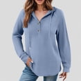 thumbnail image 2 of Godom Womens Hoodies Pullover Sweaters Tunic Tops for Women Loose Fit Dressy Oversized Sweatshirt with Buttons, 2 of 7