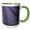 Green/White, variant on 3drose, Washington, Sequim. Lavender Farm - Us48 Csl0151 - Charles Sleicher, 11oz Two-tone Black Mug