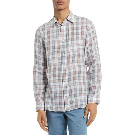 Classic-Fit Plaid Shirt